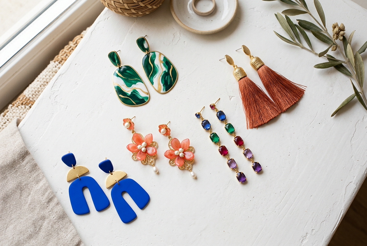 Pendientes originales: 5 ideas para dar color a tu estilo con Glow Creations
