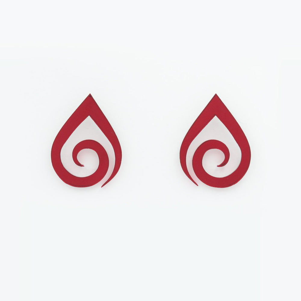 Gotas de agua rojo