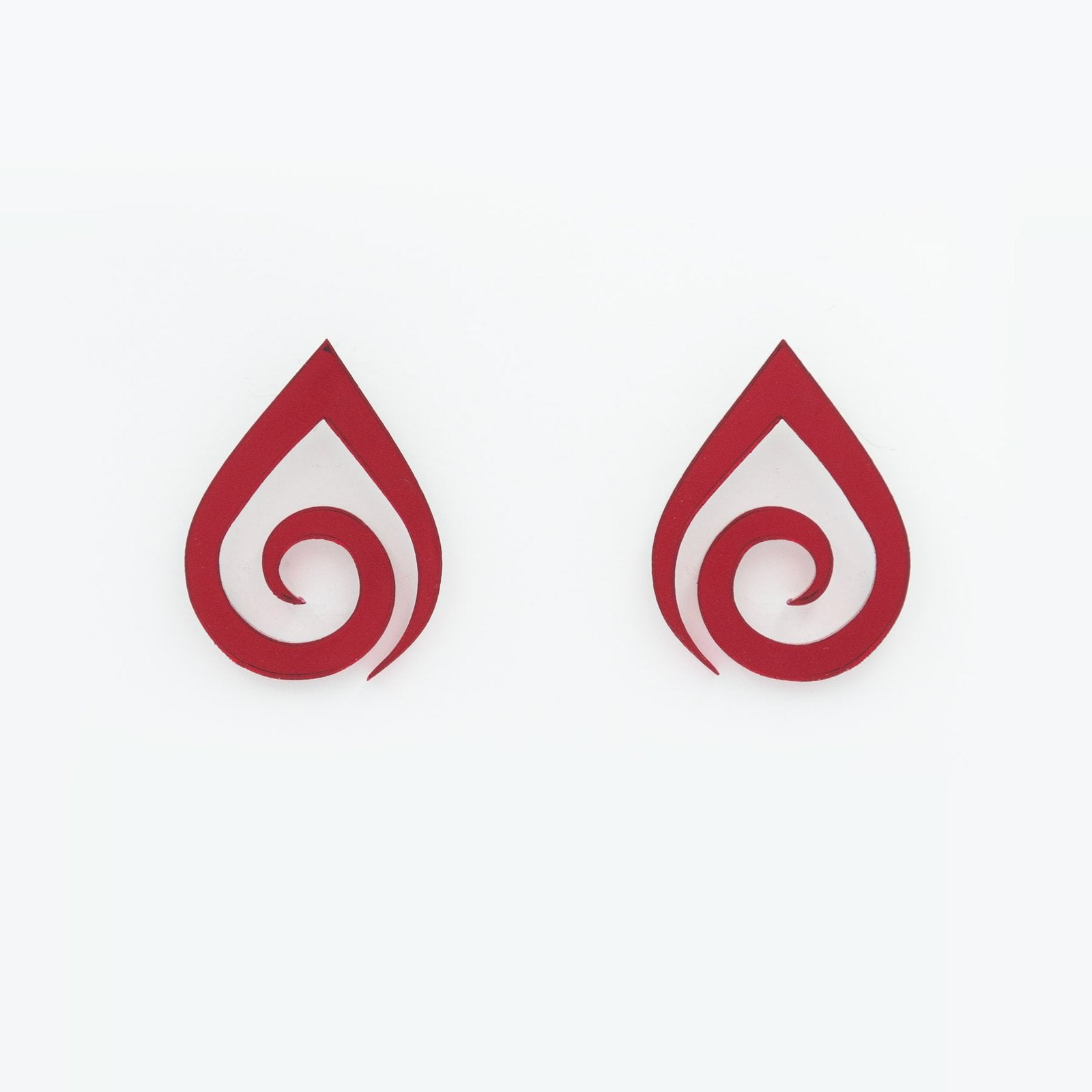 Gotas de agua rojo