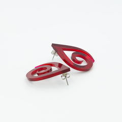 Gotas de agua rojo