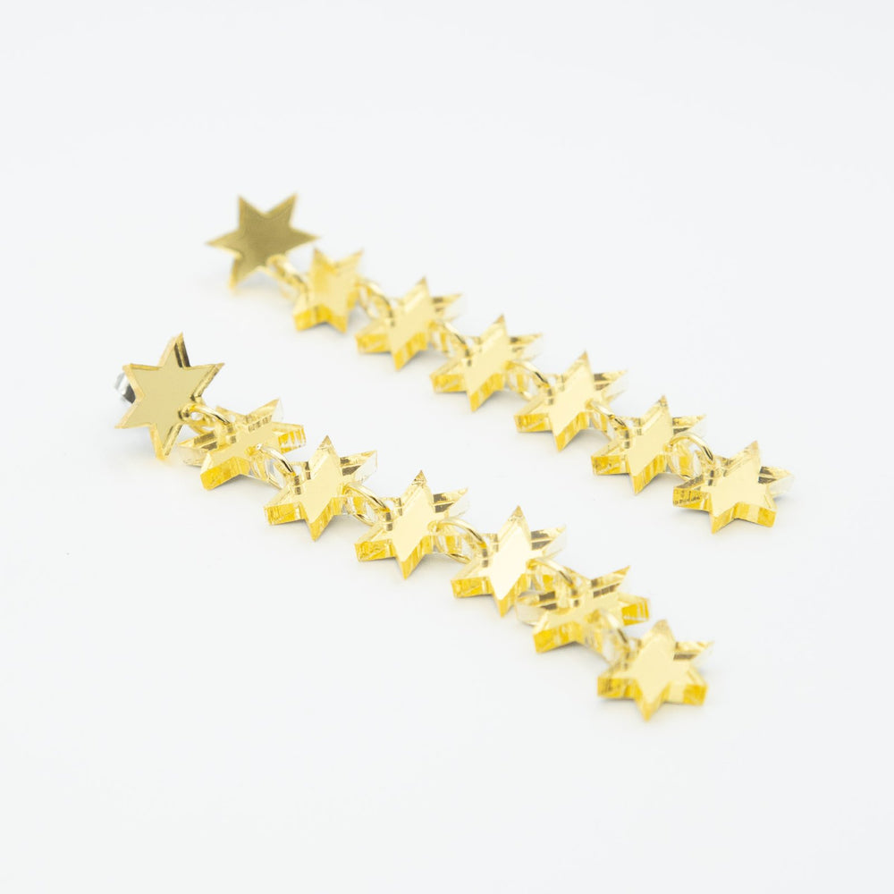Lluvia de estrellas dorado