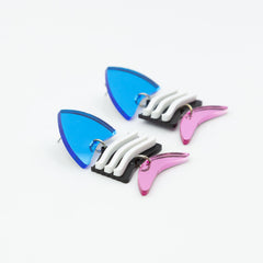 Piscis azul rosa
