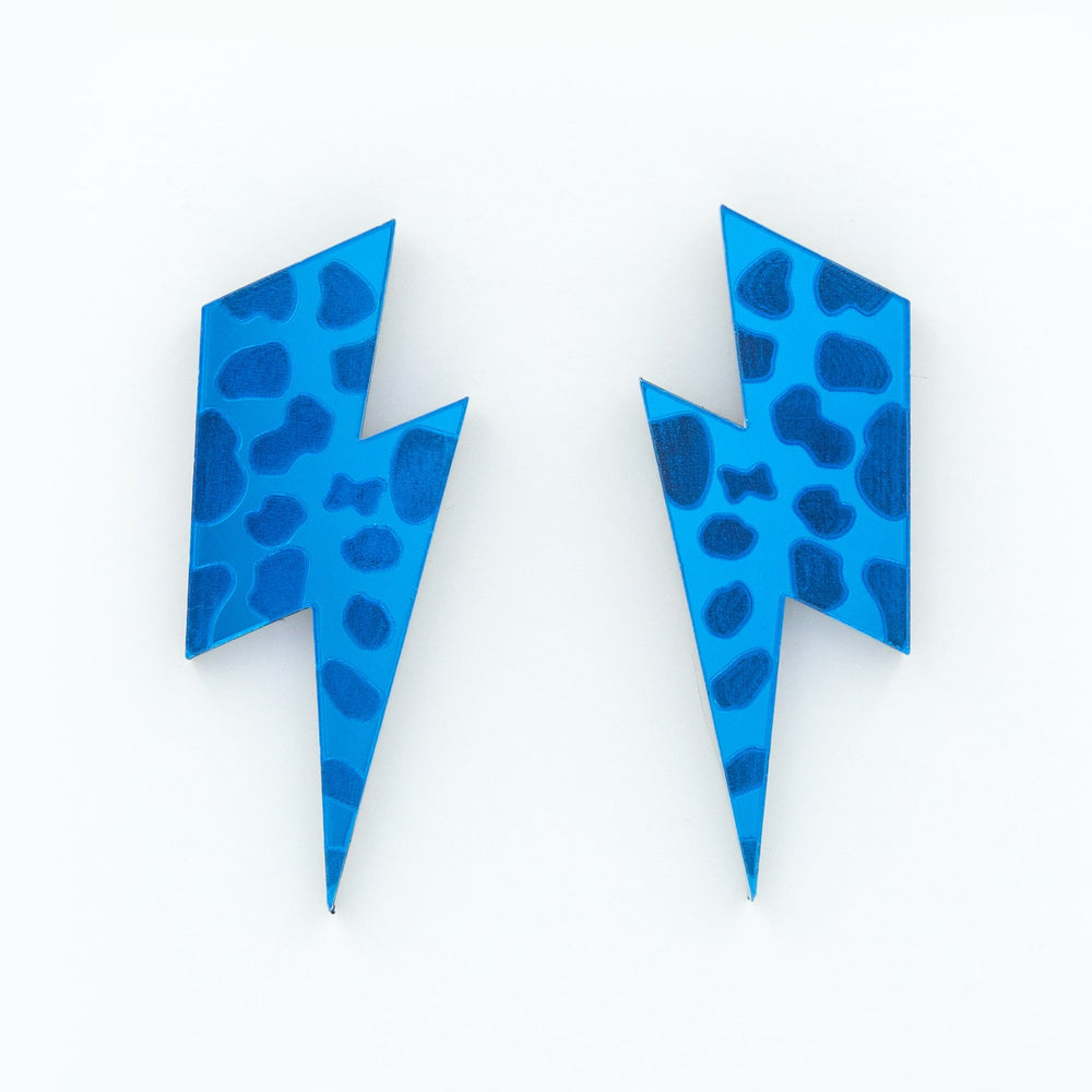 Rayo leopardo azul