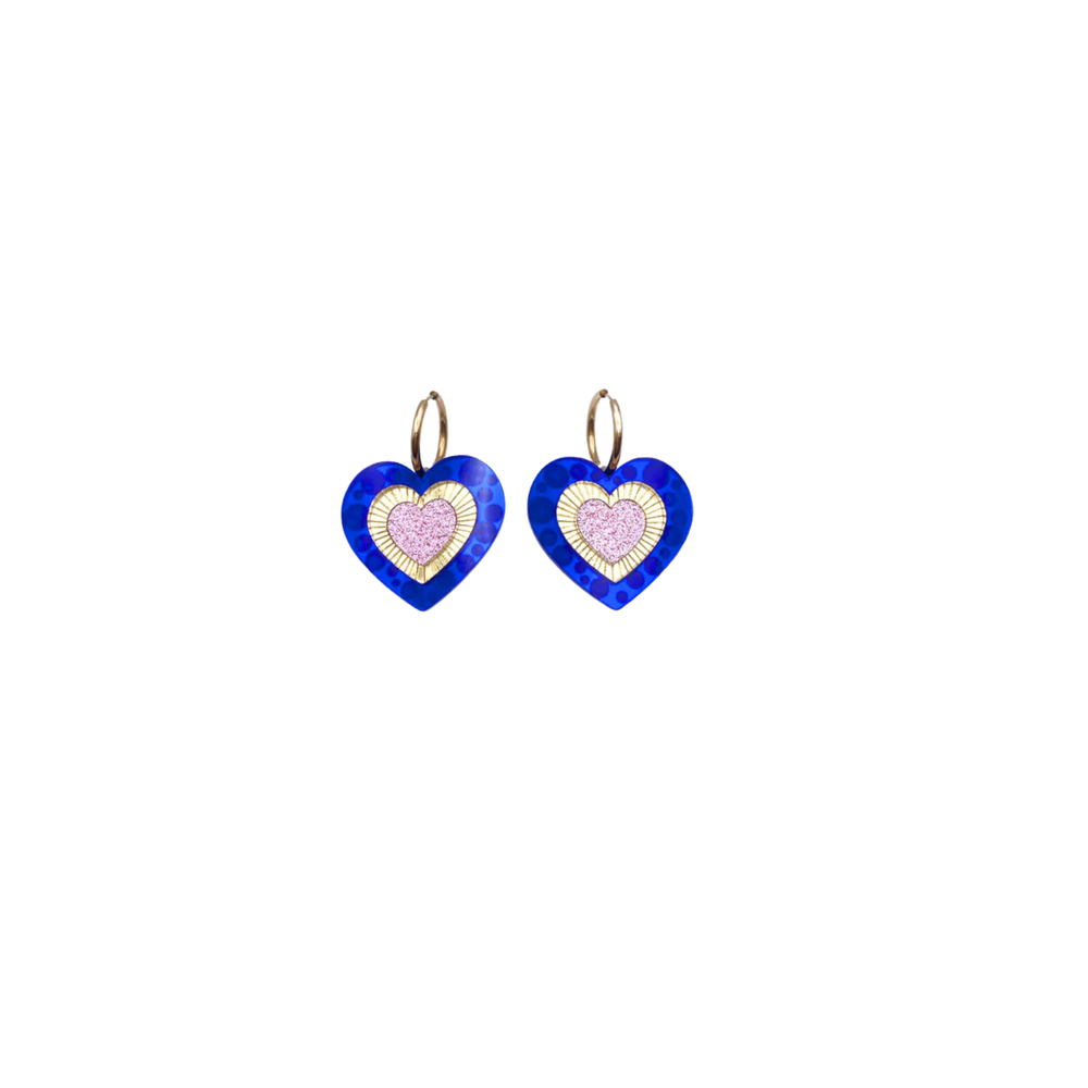 Coeur azul mini