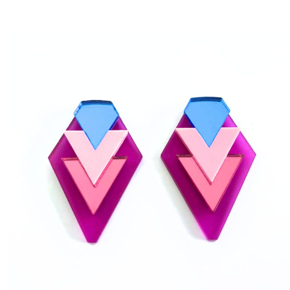 Diamond fucsia azul 1