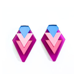 Diamond fucsia azul 1