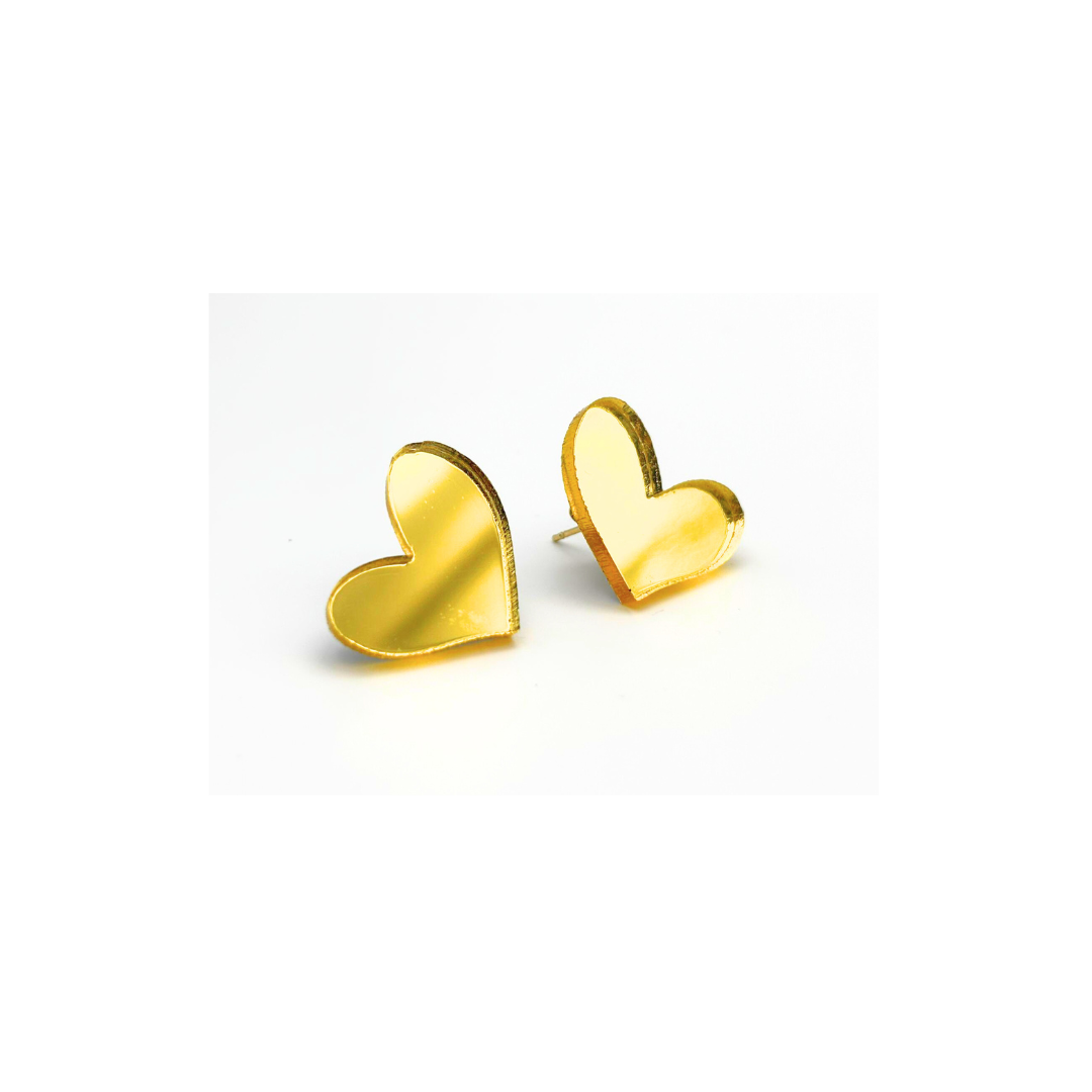 corazon mini dorado 2