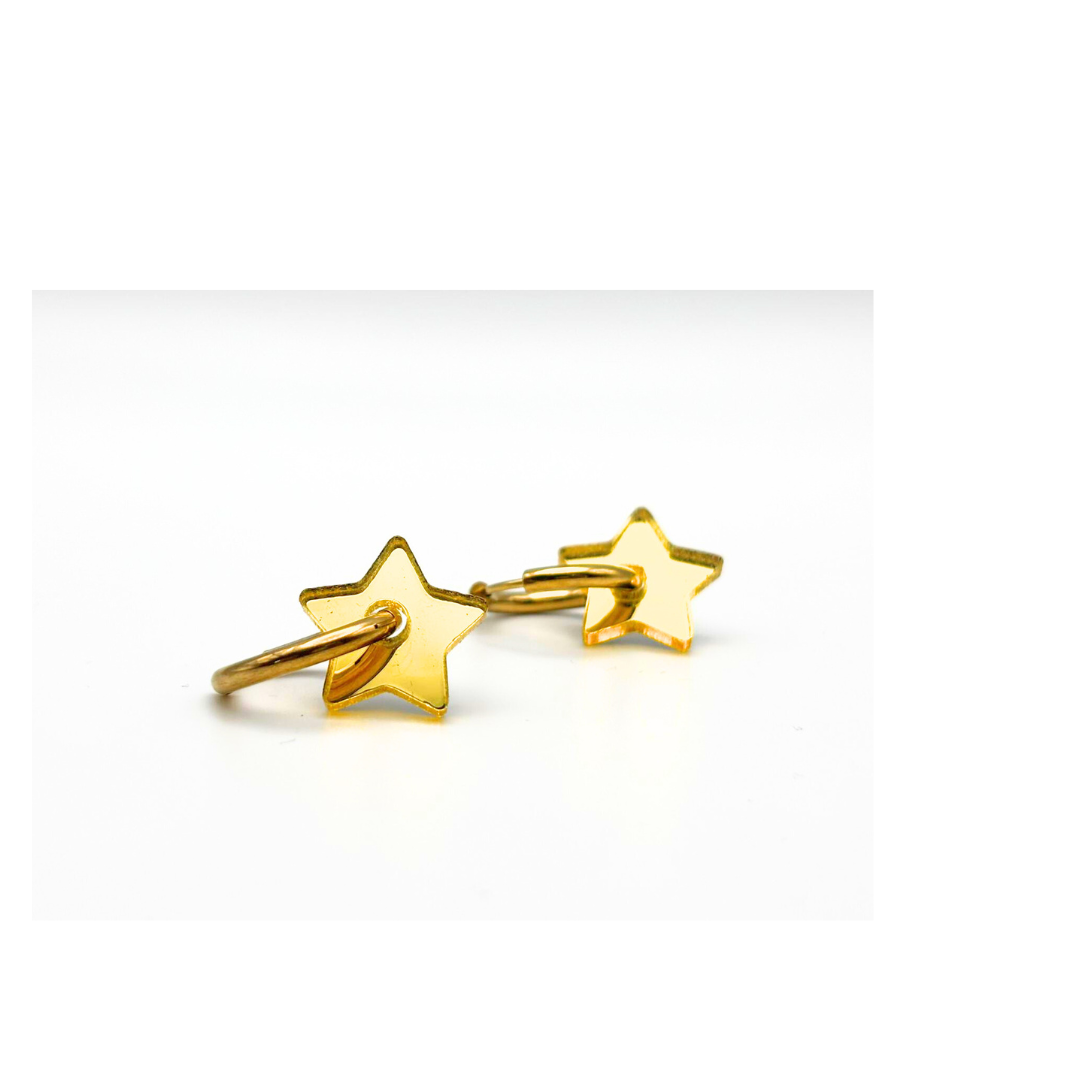 estrella con aro dorada 2