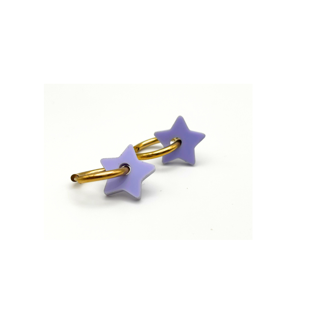 estrella con aro lila 2