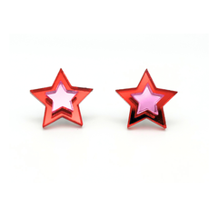 estrella mini rojo rosa 1